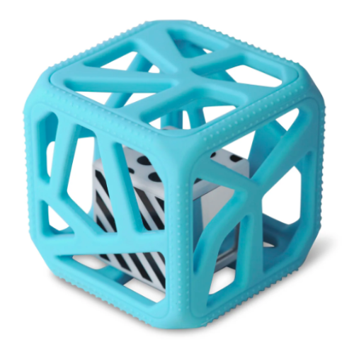 Malarkey Kids - Chew Cube - Cube de dentition pour bébé - Bleu